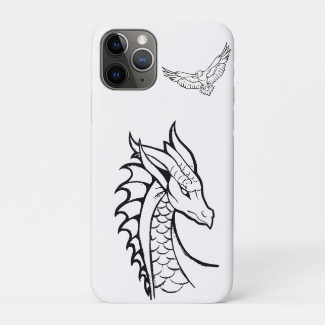 Coques Case-Mate iPhone Coques dragon pour Apple iphone 11 pro  (Dos)
