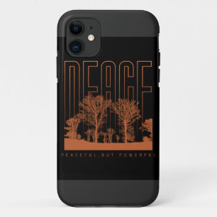 Coques iPhone 11 futuristes noir et orange pour la