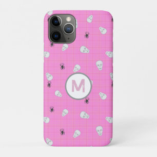 Case-Mate iPhone Case Coquette Personnalisée Pink Plaid Halloween Skuls
