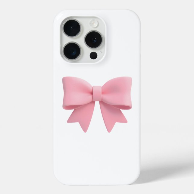 Coques Case-Mate iPhone Coquette pink bow phone case aesthetic | soft girl (Verso)