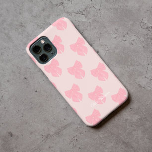 Coque iPhone 15 Pro Max Coquette Pink Ribbon Bow