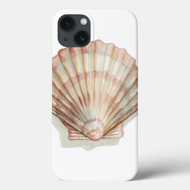 Coques Case-Mate iPhone Coquillage rose et crème (Verso)