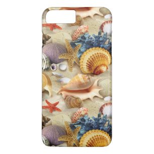 Coque iPhone 8 Plus/7 Plus Coquillages de plage