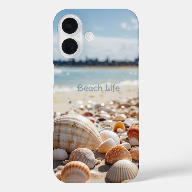 Coques Case-Mate iPhone Coquillages marins sur la plage (Verso)