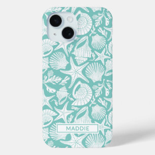 Coque Pour iPhone 15 Coquilles Aqua Personnalisées