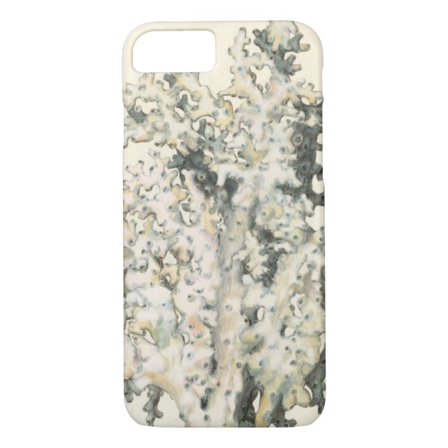 Coques Case-Mate iPhone Corail d'aquarelle antique (Dos)