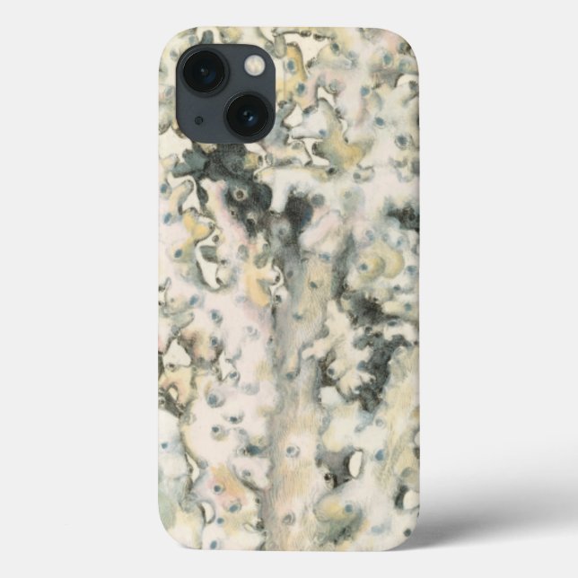 Coques Case-Mate iPhone Corail d'aquarelle antique (Verso)