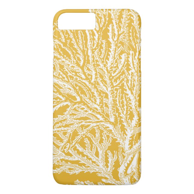 Coques Case-Mate iPhone Corail jaune et blanc (Dos)