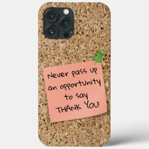 Case-Mate iPhone Case Corail Pindu Note Modèle Message Cork Board