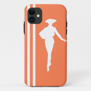 Case-Mate iPhone Case Coral Grandes Modernes avec Silhouette Mode