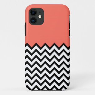 Coque Case-Mate Pour iPhone Coral rose pâle bloc couleur Chevron iPhone 5 Coqu