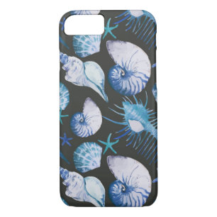 Coque iPhone 7 Coraux avec le motif de coquilles