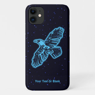 Case-Mate iPhone Case Corbeau bleu brillant sur les étoiles