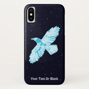 Case-Mate iPhone Case Corbeau bleu sur étoiles