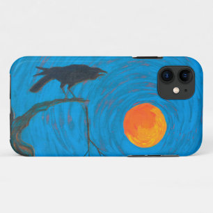 Case-Mate iPhone Case Corbeau et Pleine lune