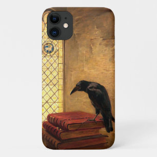 Case-Mate iPhone Case Corbeau gothique Ancien Sur Les Livres Médiévaux A