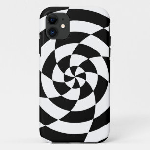 Coque iPhone 11 Corey Tiger 80s Néon Art Op (Noir / Blanc)