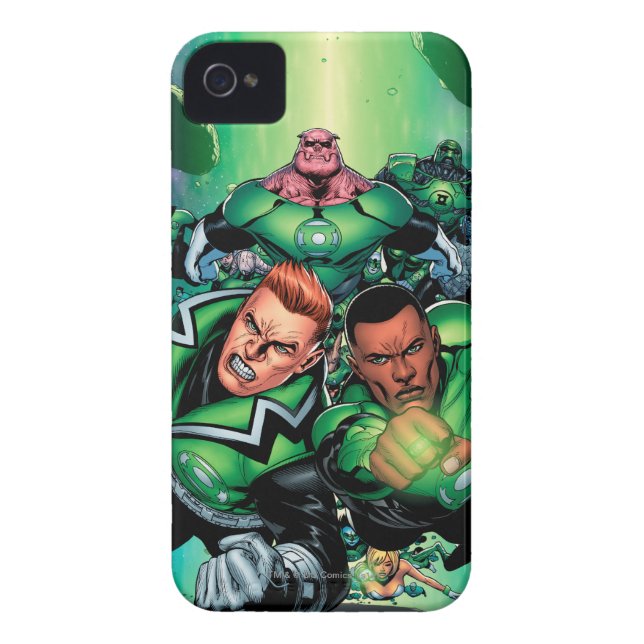 Coques Case-Mate iPhone Corps de lanternes vertes (Dos)