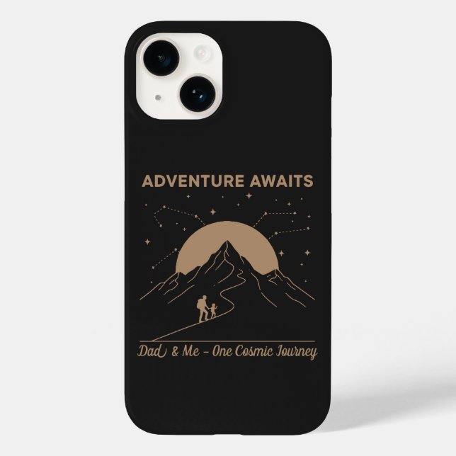 Coques Case-Mate iPhone Cosmic Dad & Me Adventure (Verso)