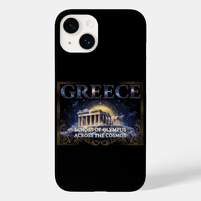Coques Case-Mate iPhone Cosmic Greece Ancient Temple Celestial Art (Verso)