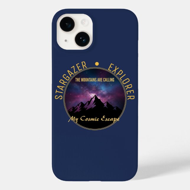 Coques Case-Mate iPhone Cosmic Mountain Calling case (Verso)