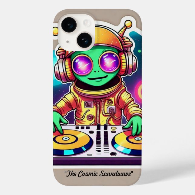 Coques Case-Mate iPhone "Cosmic Soundwave Party" (Verso)