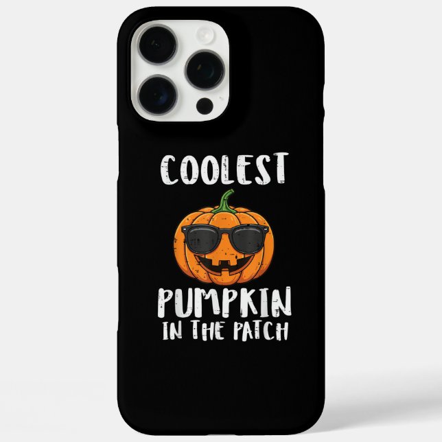 Coques Case-Mate iPhone Costume Patch de Citrouille Halloween Le Plus Cool (Verso)