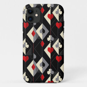 Case-Mate iPhone Case Costumes de jeu de cartes en poker.