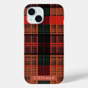 Coque Pour iPhone 15 Cosy Knit Patchwork - Boho Vintage Style Automne