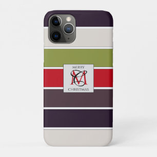 Case-Mate iPhone Case Cosy Noël Pastel Couleur Palette Monogramme