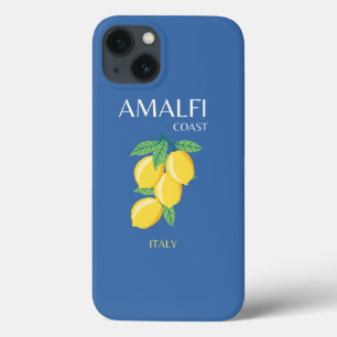 Case-Mate iPhone Case Côte d'Amalfi, Italie, Art Voyage, Rétro, Bleu