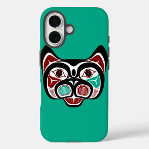Coque Pour iPhone 16 Côte Pacifique Nord Haida Kitty