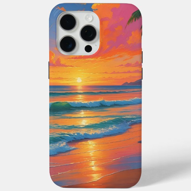 Coques Case-Mate iPhone coucher de soleil (Verso)