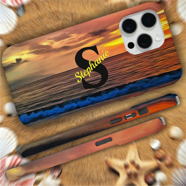 Coques Case-Mate iPhone Coucher de soleil 1577 (Créateur téléchargé)