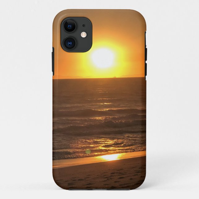 Coques Case-Mate iPhone Coucher de soleil à Newport Beach, Californie (Dos)