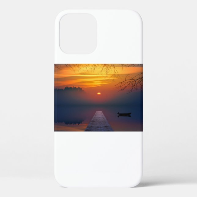 Coques Case-Mate iPhone Coucher de soleil américain (2) (Verso)