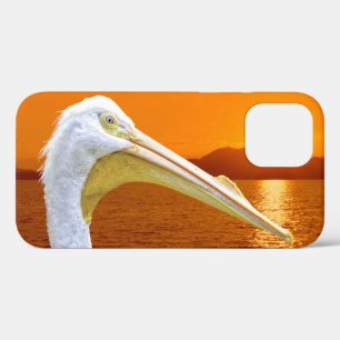 Case-Mate iPhone Case Coucher de soleil américain de Pélican blanc à Cor