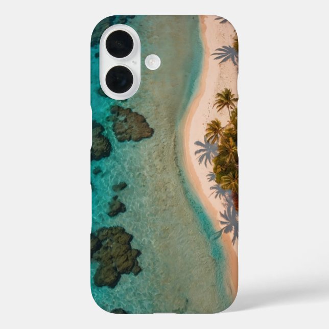 Coques Case-Mate iPhone Coucher de soleil de corail (Verso)