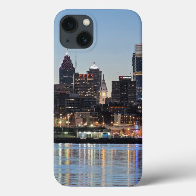 Coques Case-Mate iPhone coucher de soleil de Philly (Verso)