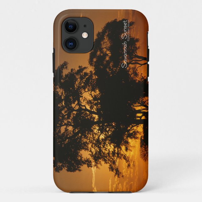 Coques Case-Mate iPhone Coucher de soleil de Savannah (Dos)