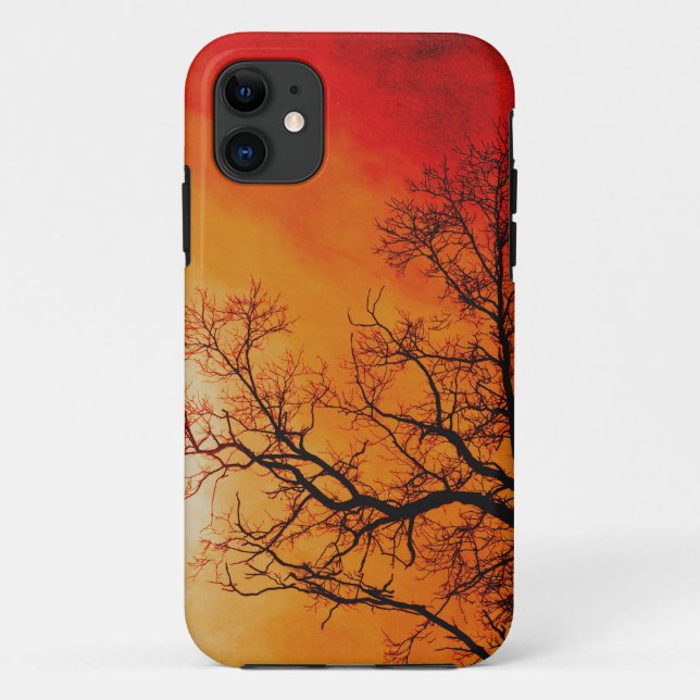 Coques Case-Mate iPhone Coucher de soleil et Arbre Nature Art (Dos)