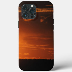Case-Mate iPhone Case Coucher de soleil-horizon-nuages-forêt-