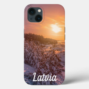 Case-Mate iPhone Case Coucher de soleil sur la côte de la mer de neige C