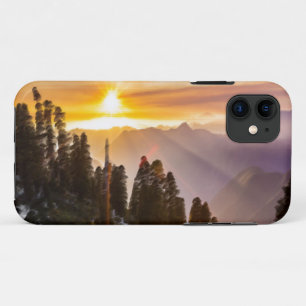 Case-Mate iPhone Case Coucher de soleil sur la forêt