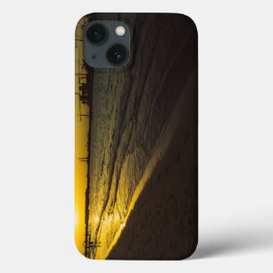 Etui iPhone 13 coucher de soleil sur la plage de Dubaï