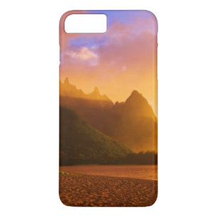 Coque Case-Mate Pour iPhone Coucher de soleil sur la plage dorée, Hawaï