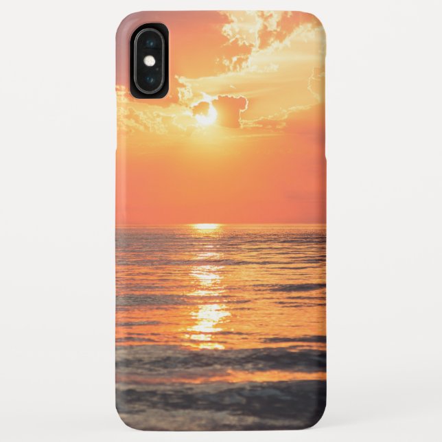 Coques Case-Mate iPhone coucher de soleil sur l'eau (Dos)
