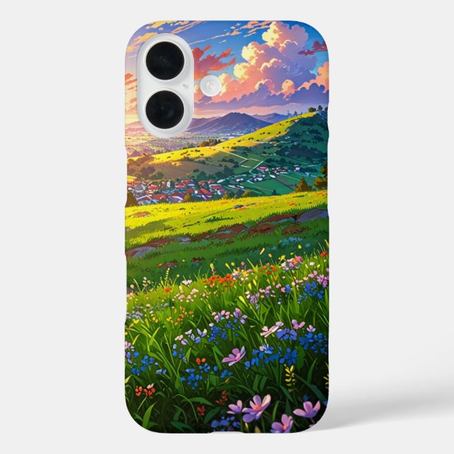 Coques Case-Mate iPhone Coucher De Soleil Sur Spring Hills (Verso)