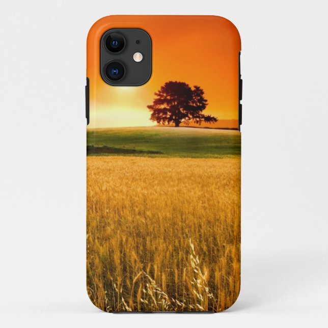 Coques Case-Mate iPhone Coucher du soleil rouge sang (Dos)