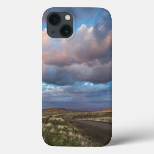 iPhone 13 Coque Coucher du soleil sur Gravel Zumwalt Prairie Road
